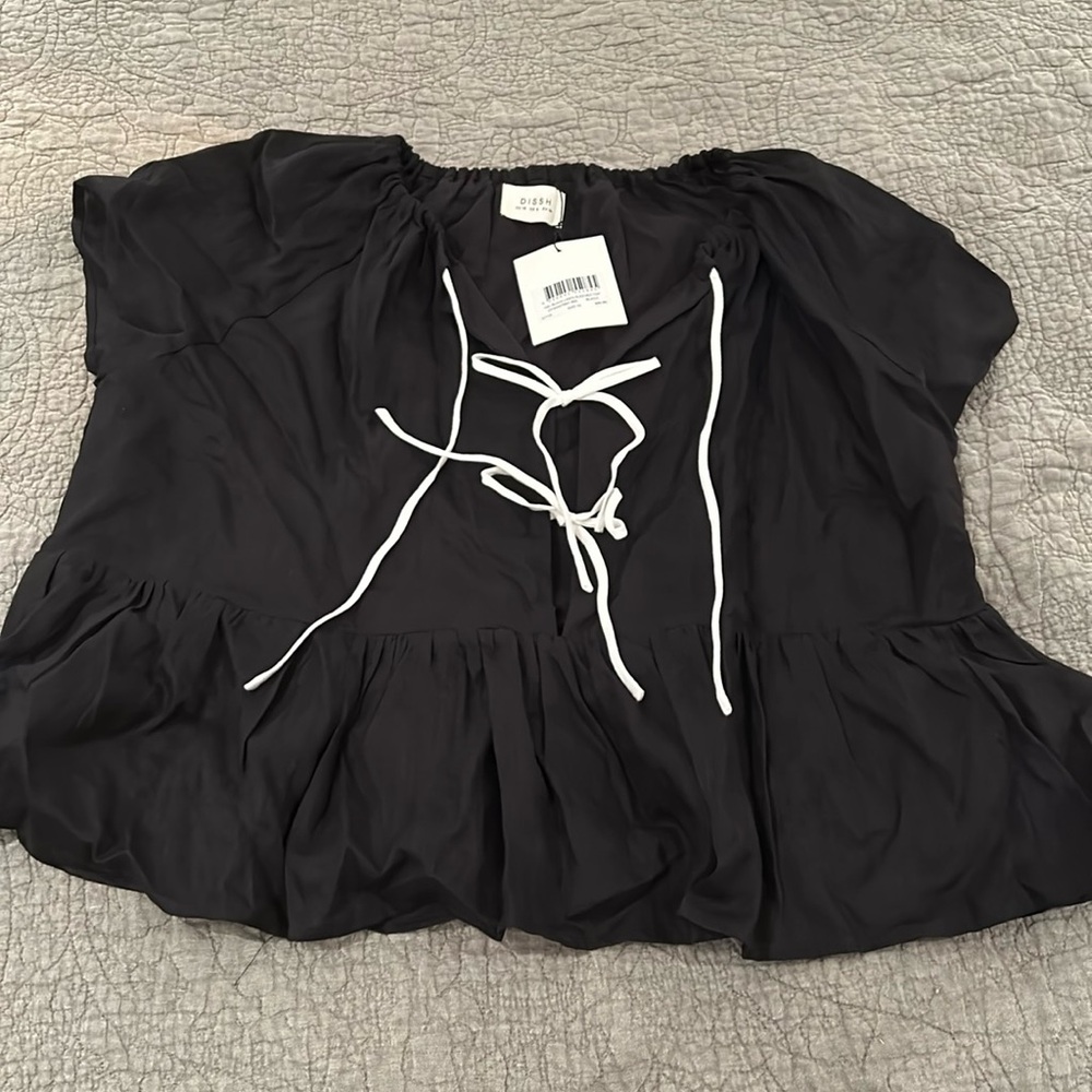 Dissh tie top